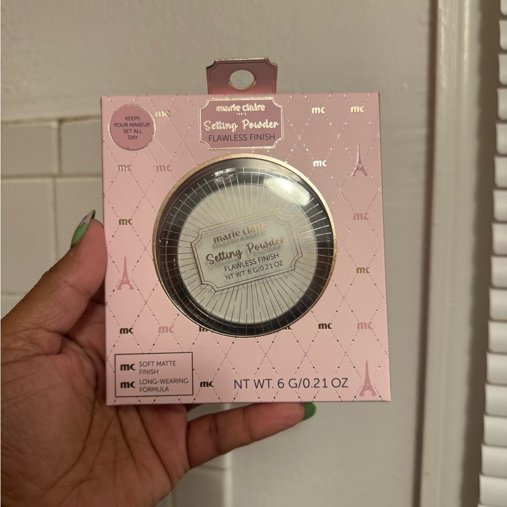 Marie Claire Setting Powder - Pink
